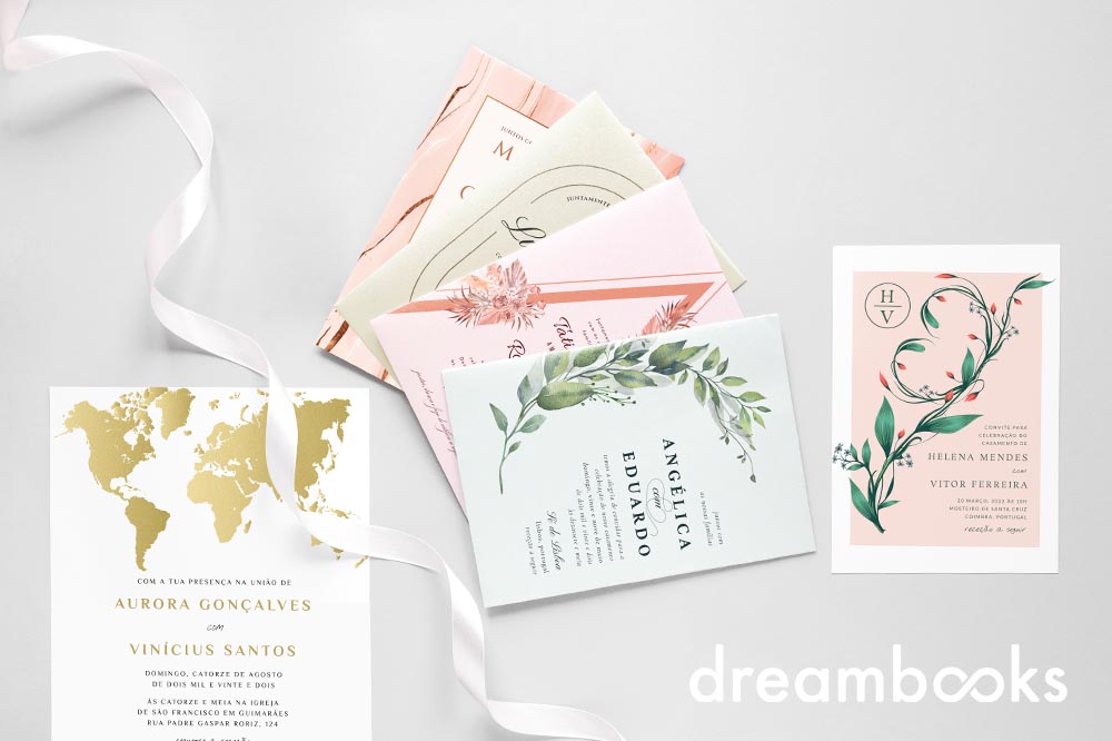 A Dreambooks juntou-se à Pergaminho para criar os convites de casamento mais bonitos e com mais personalidade.